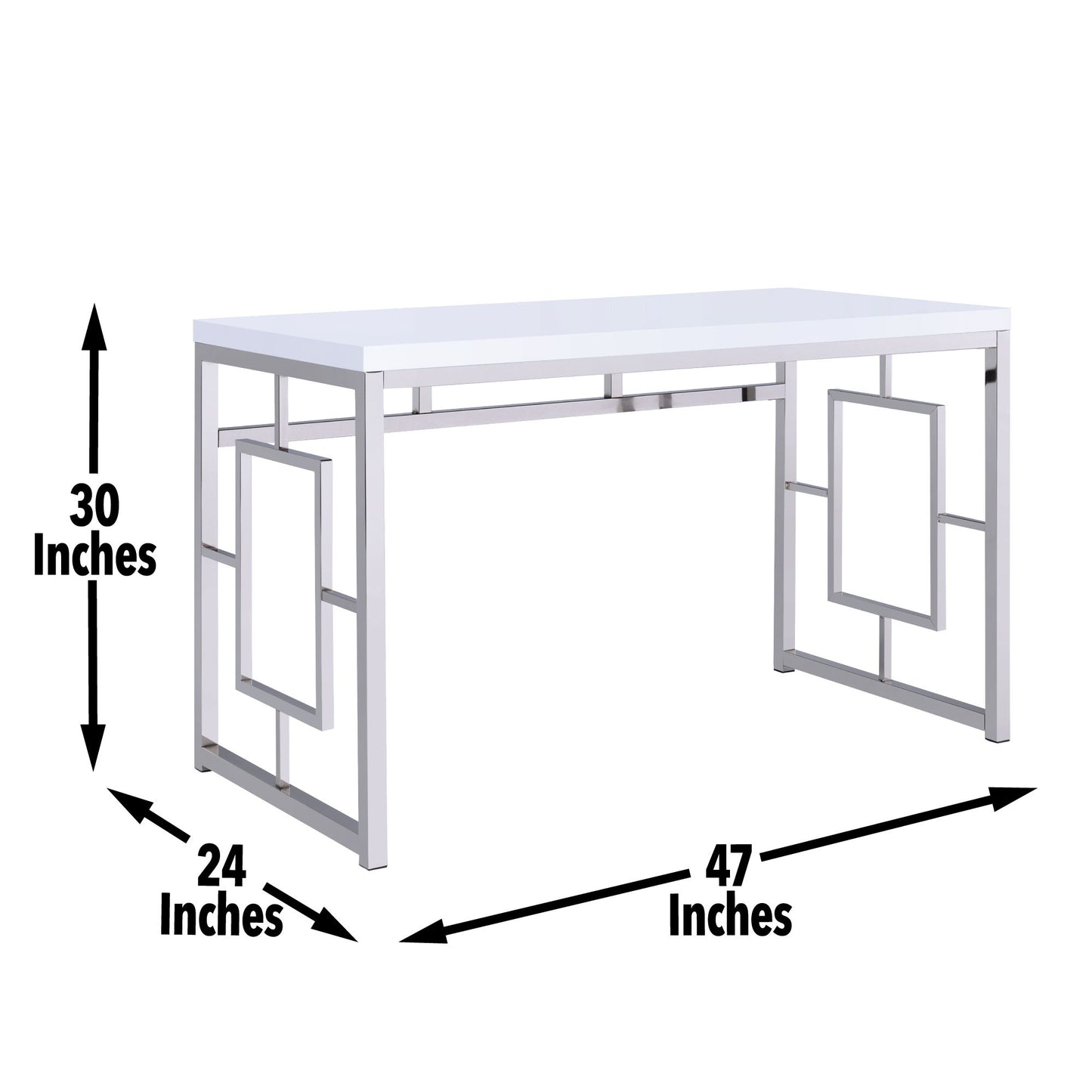 Alize - Bookcase And Desk - White - Hornell Furniture Outlet