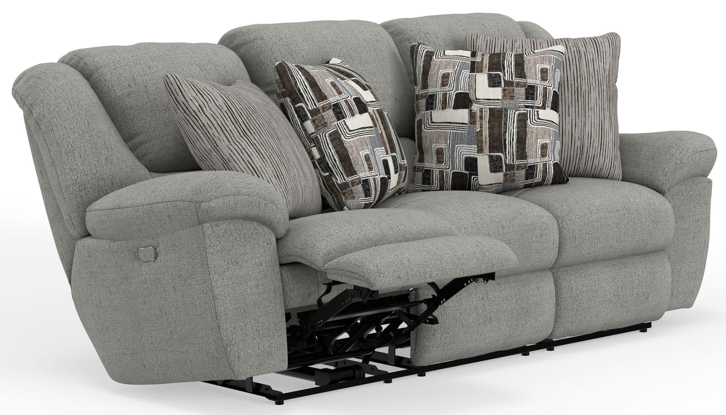 Trifecta - Sofa With 3 Recliners and Drop Down Table - Hornell Furniture Outlet