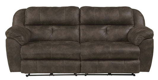 Ferrington - Power Lay Flat Reclining Sofa with Power Adjustable Headrest - Hornell Furniture Outlet