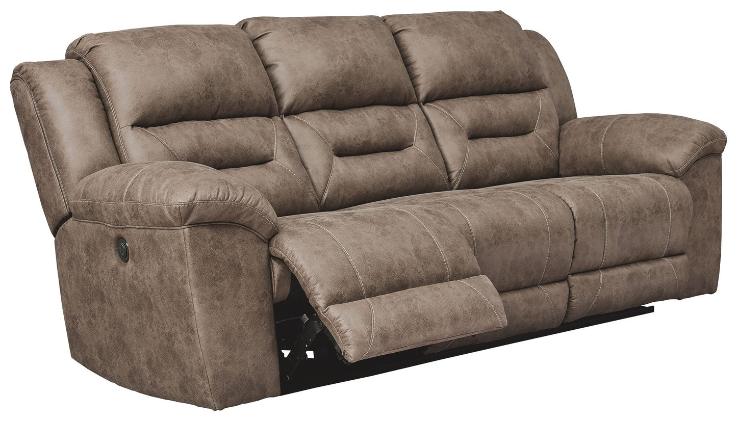 Stoneland - Power Reclining Sofa - Hornell Furniture Outlet