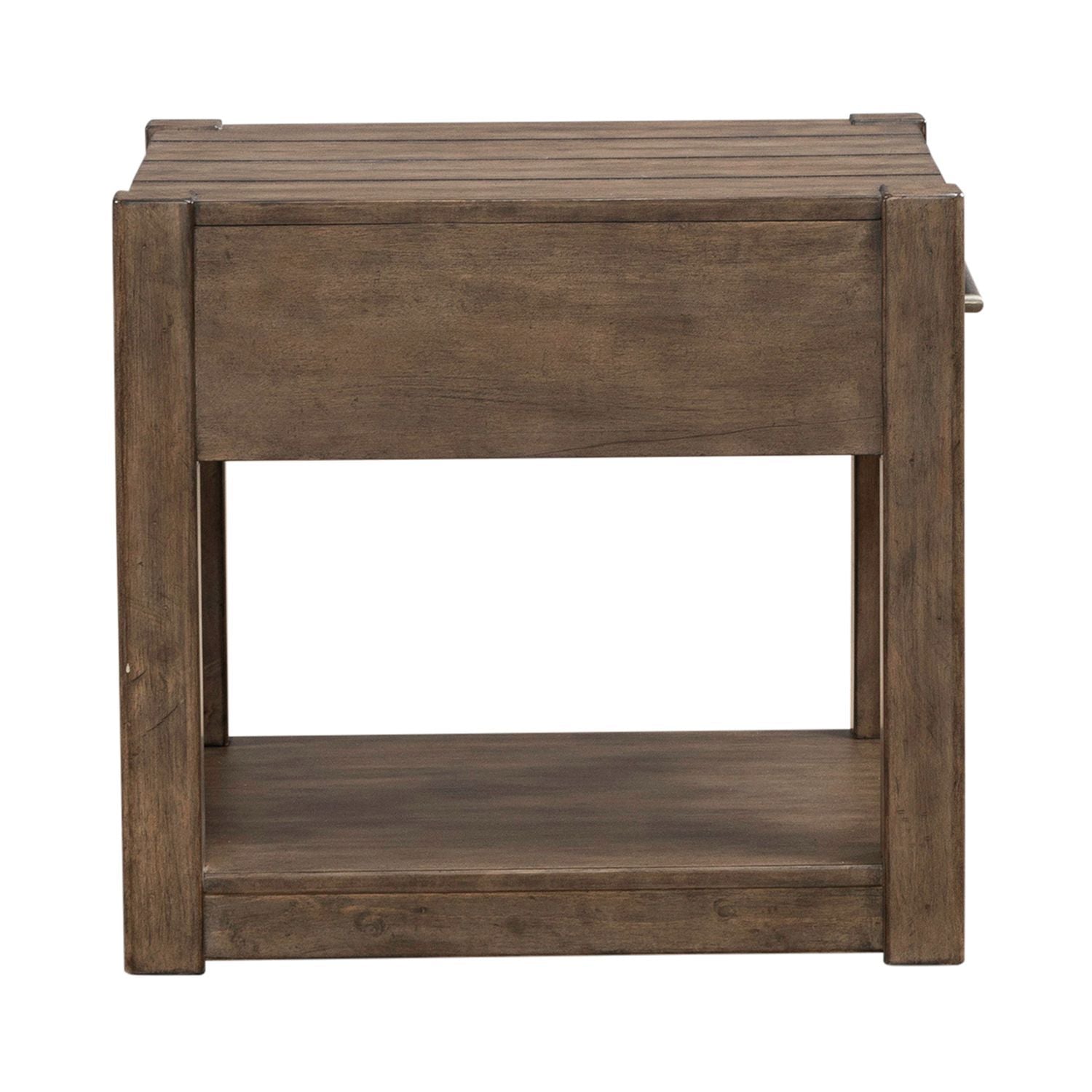 Broadmore - Drawer End Table - Brown - Hornell Furniture Outlet