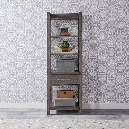 Modern Farmhouse - Leaning Bookcase - Hornell Furniture Outlet