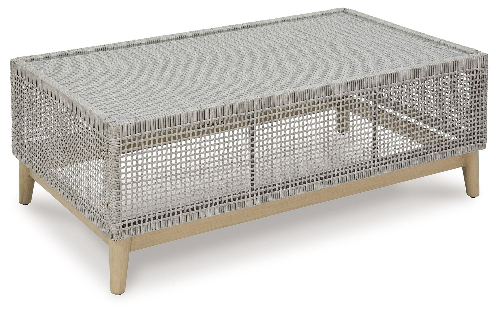 Seton Creek - Gray - Rectangular Cocktail Table - Hornell Furniture Outlet