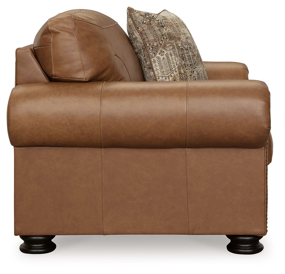 Carianna - Caramel - Chair And A Half - Hornell Furniture Outlet