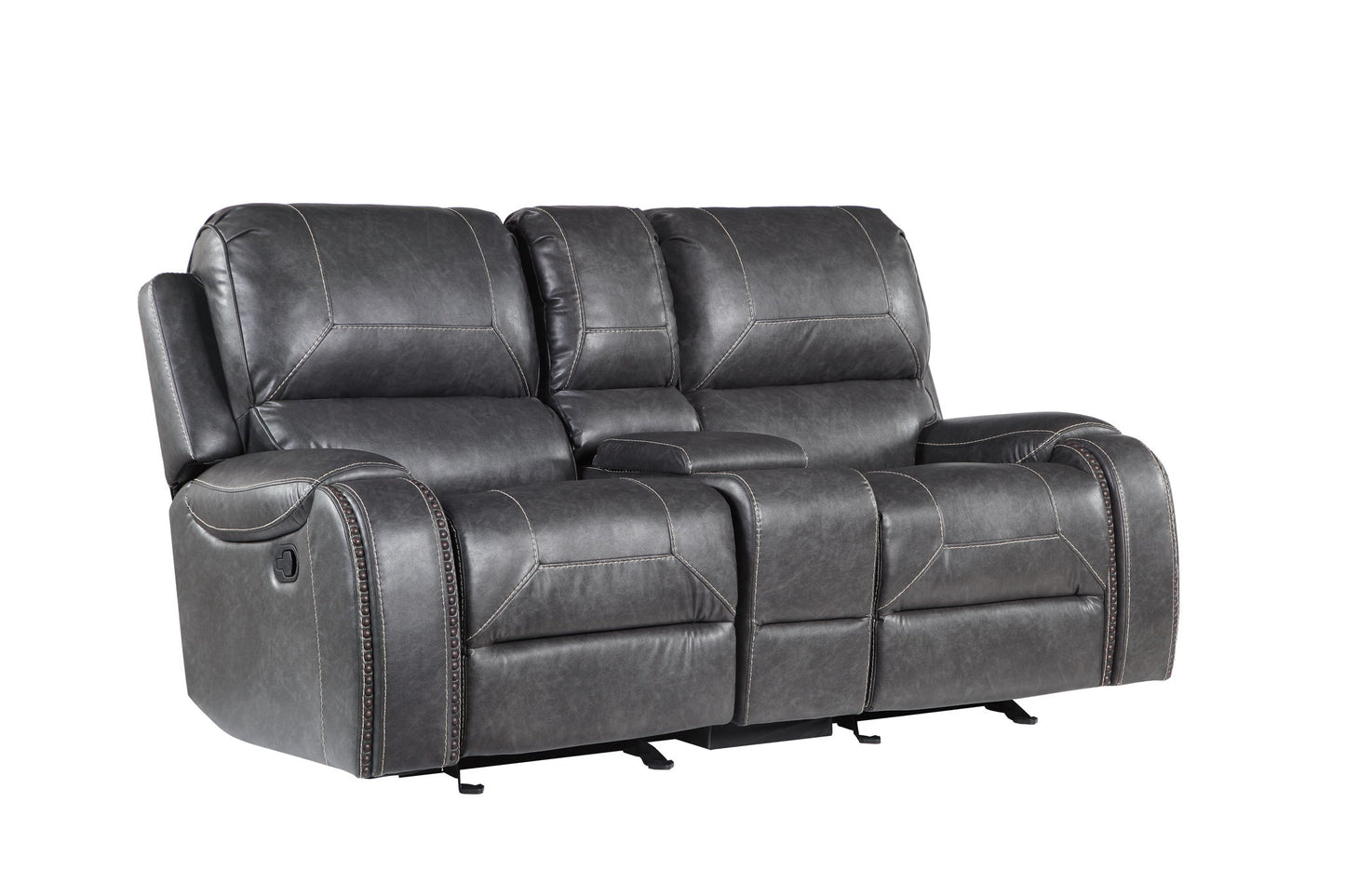 Keily - Manual Motion Glider Loveseat - Hornell Furniture Outlet