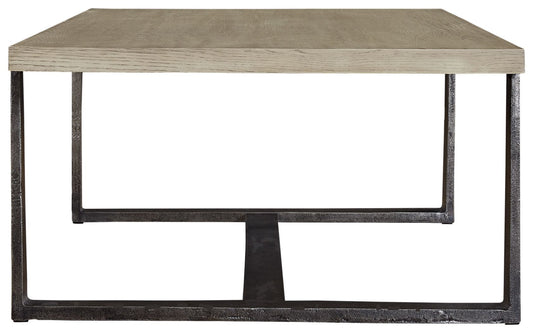 Dalenville - Gray - Rectangular Cocktail Table - Hornell Furniture Outlet