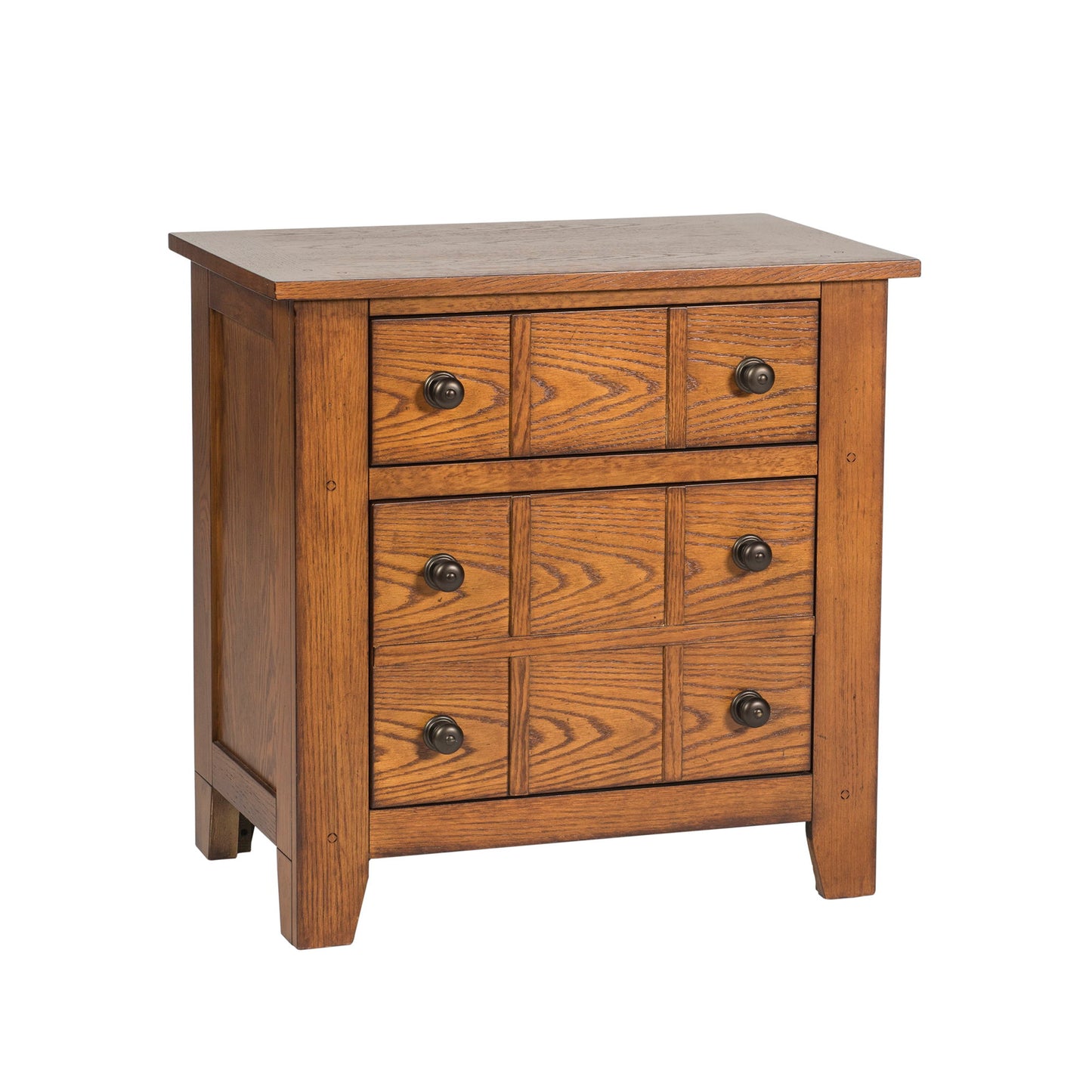 Grandpas Cabin - Nightstand - Light Brown - Hornell Furniture Outlet