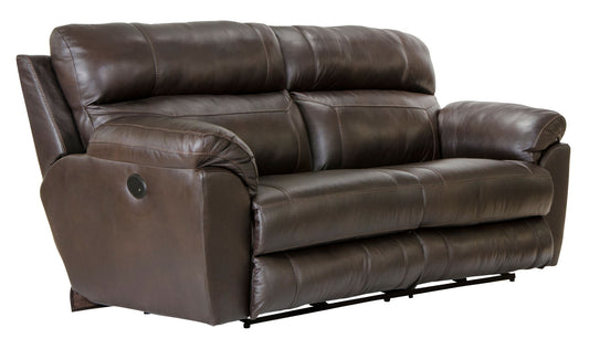 Costa - Power Lay Flat Reclining Sofa - Hornell Furniture Outlet