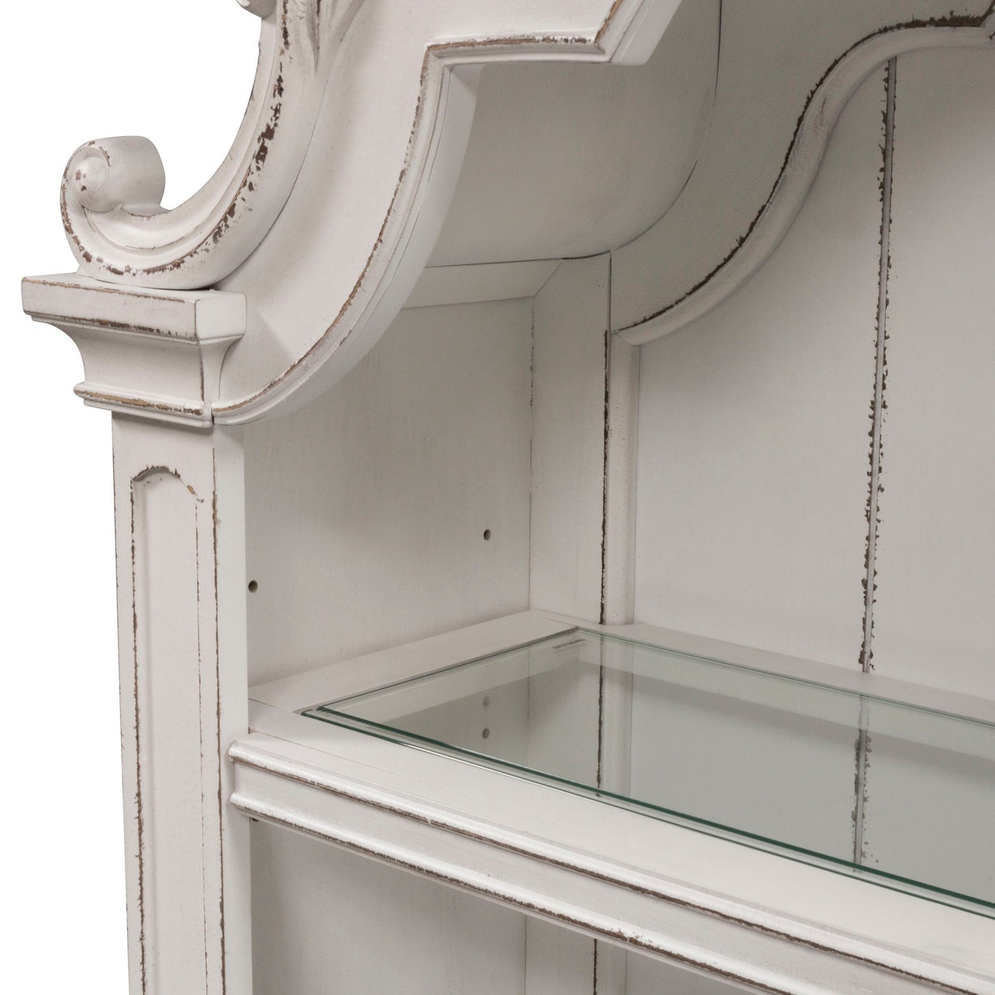 Magnolia Manor - Hutch & Buffet - White - Hornell Furniture Outlet