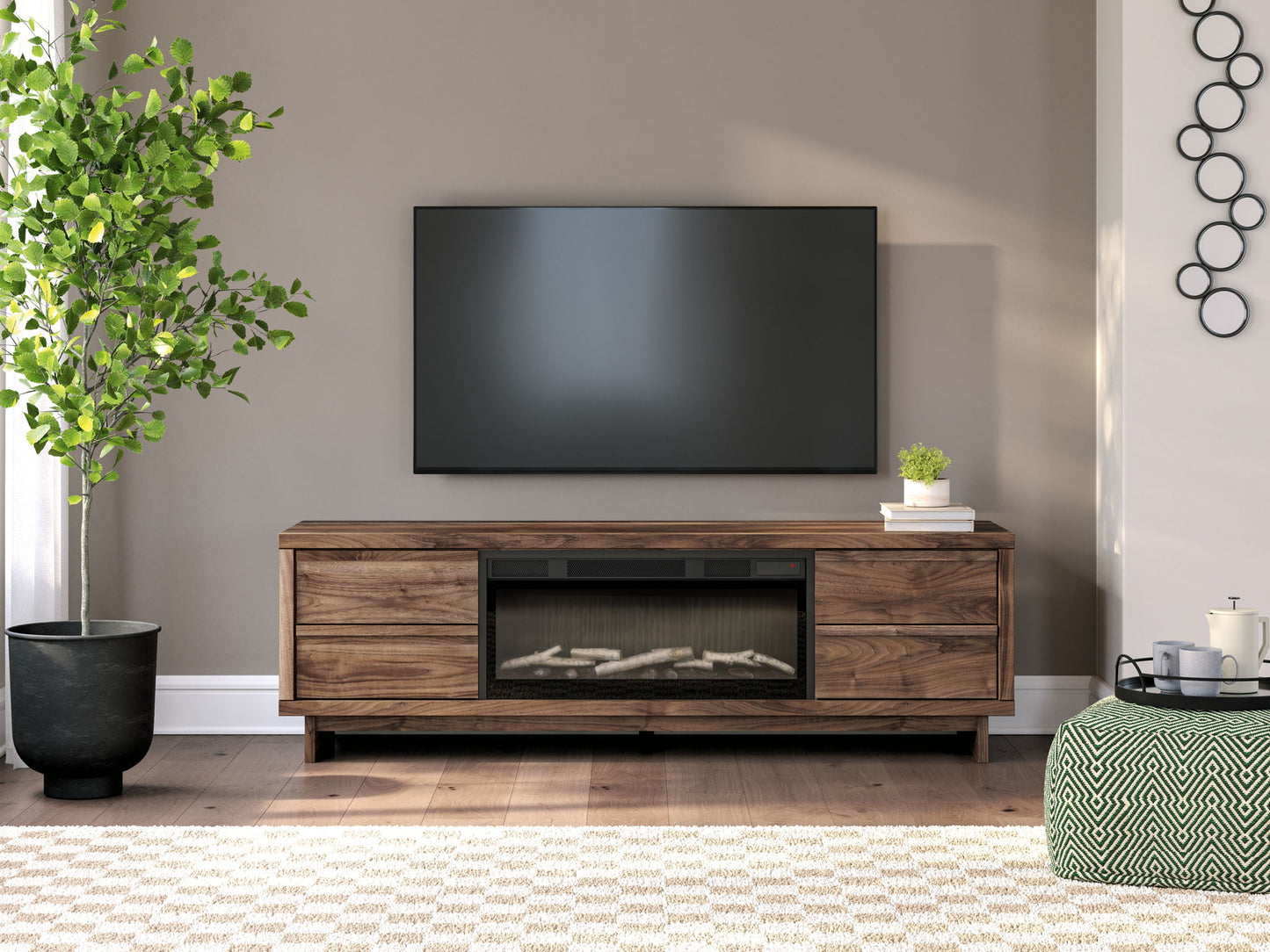 Zadilyn - TV Stand With Fireplace Option - Hornell Furniture Outlet