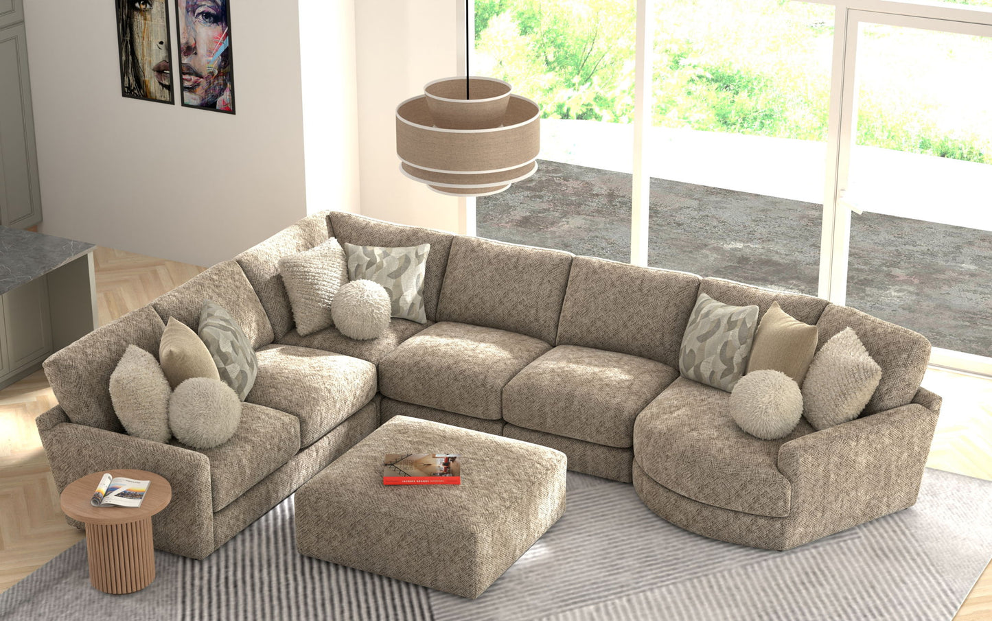 Turner - Sectional - Hornell Furniture Outlet