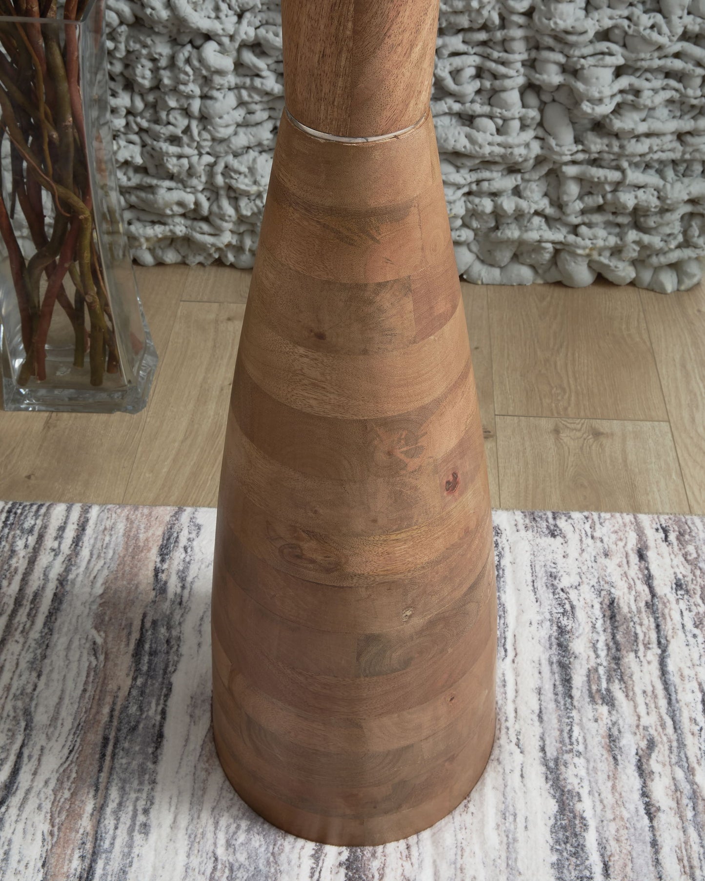 Ailsa - Natural Brown - Wood Floor Lamp - Hornell Furniture Outlet