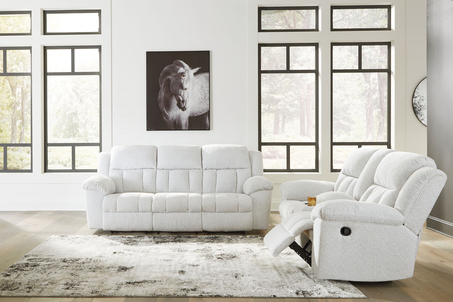 Frohn - Reclining Living Room Set - Hornell Furniture Outlet