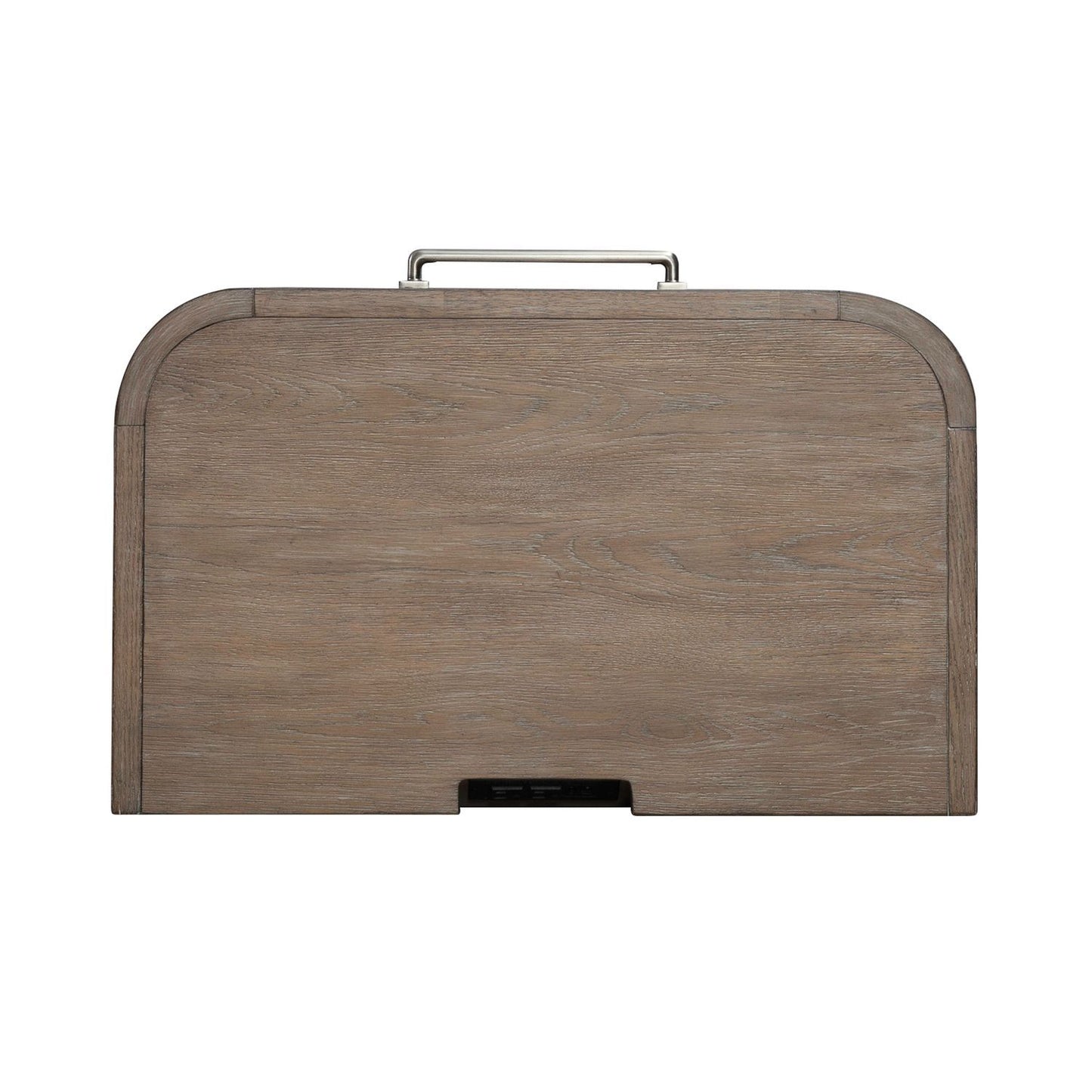 South Bend - Open Nightstand With Charging Station - Brown - Hornell Furniture Outlet