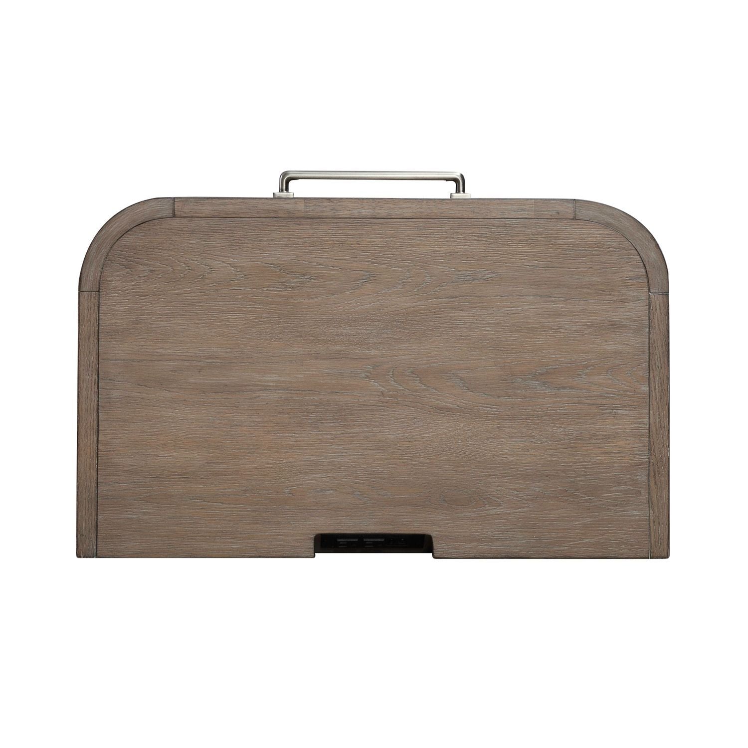 South Bend - Open Nightstand With Charging Station - Brown - Hornell Furniture Outlet