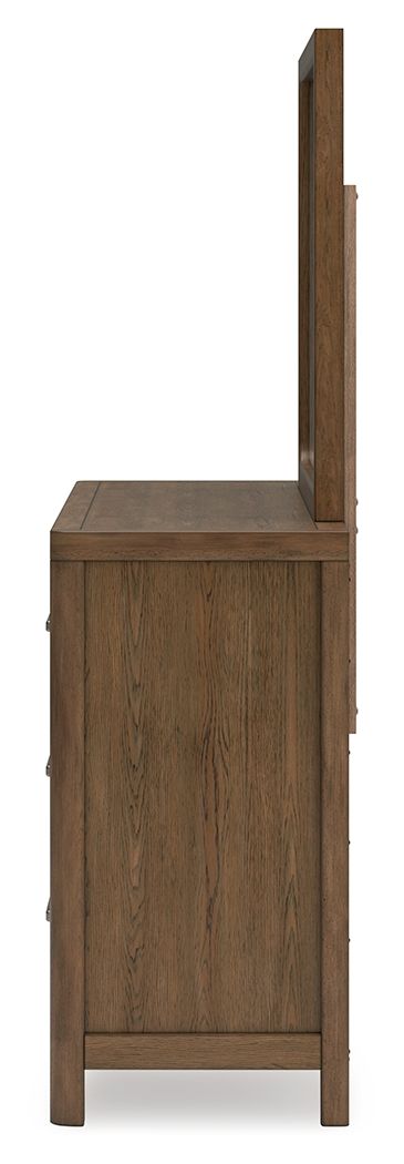 Cabalynn - Light Brown - Dresser And Mirror - Hornell Furniture Outlet