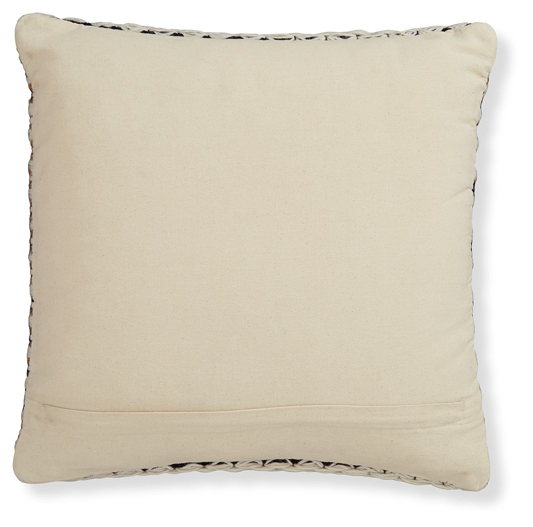Nealington - Brown / Black / White - Pillow - Hornell Furniture Outlet