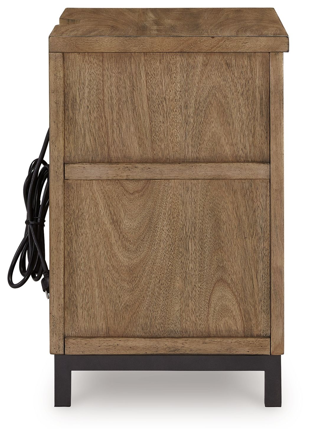 Tomtyn - Light Brown - Two Drawer Night Stand - Hornell Furniture Outlet