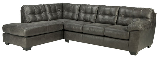 Fallston - Slate - Left Arm Facing Chaise 2 Pc Sectional - Hornell Furniture Outlet