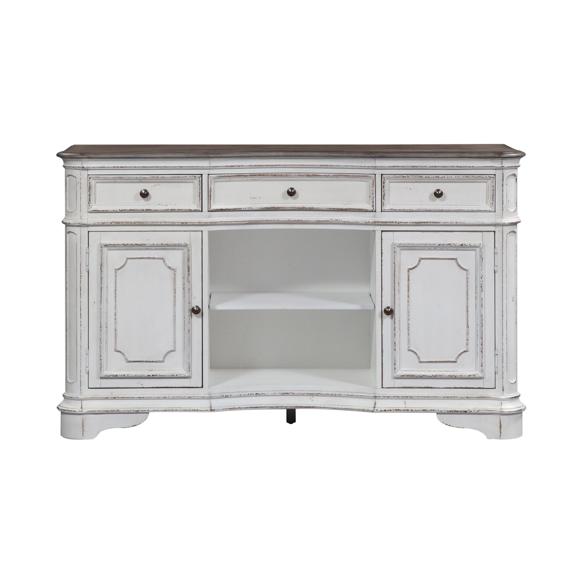 Magnolia Manor - Server - White - Hornell Furniture Outlet