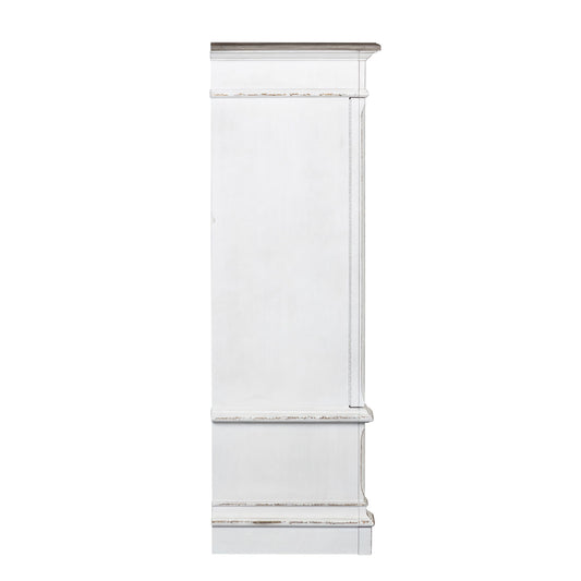 Abbey Park - Mirrored Door Chest - White - Hornell Furniture Outlet