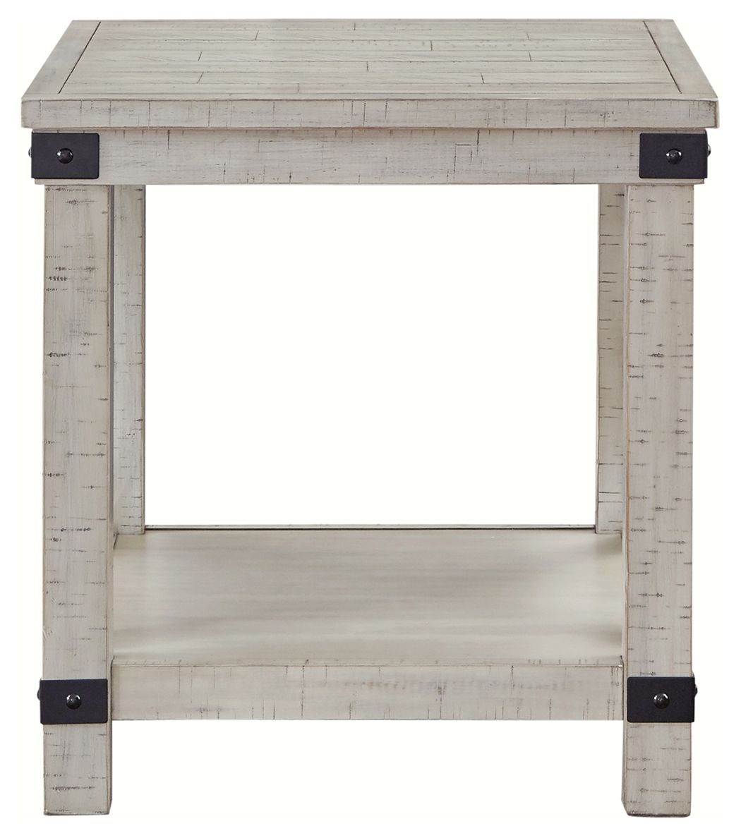 Carynhurst - Whitewash - Rectangular End Table - Hornell Furniture Outlet