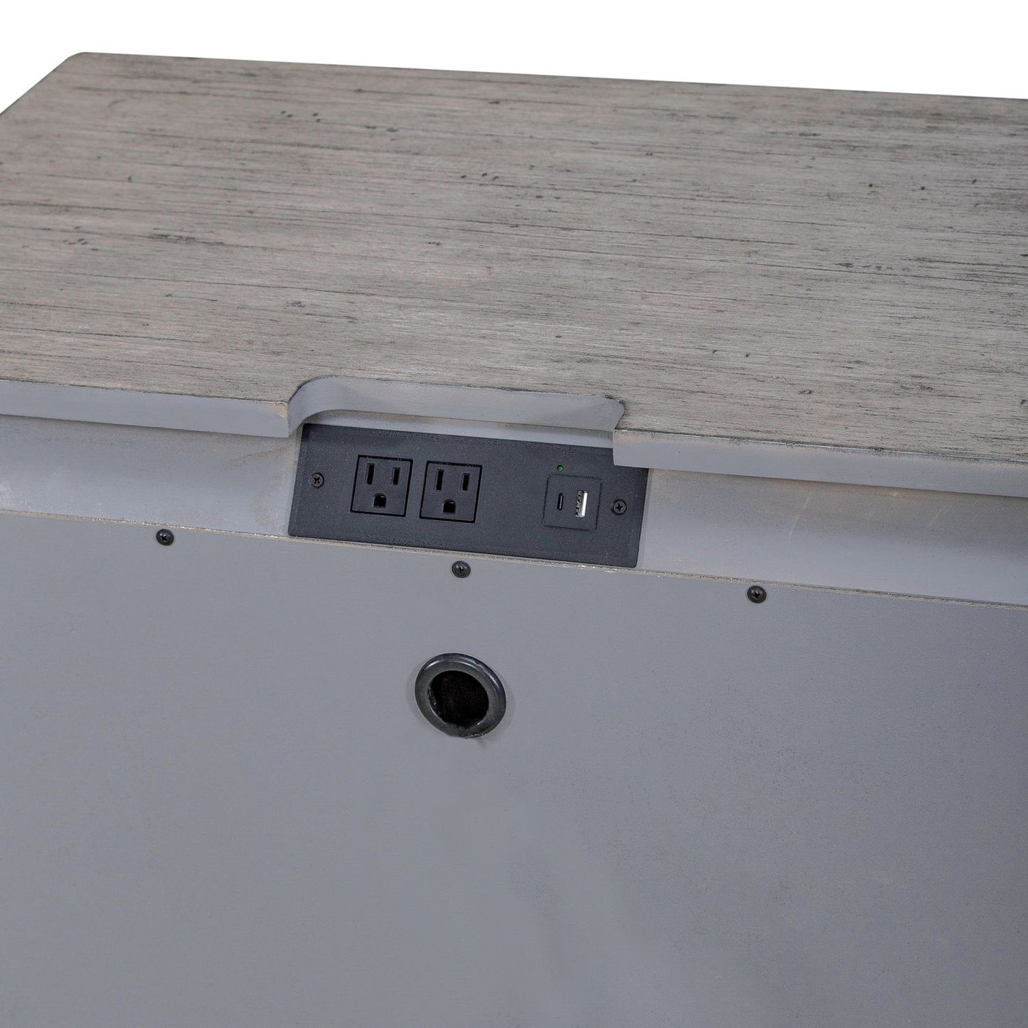 Big Valley - 2 Drawer Night Stand w/ Charging Station - Hornell Furniture Outlet