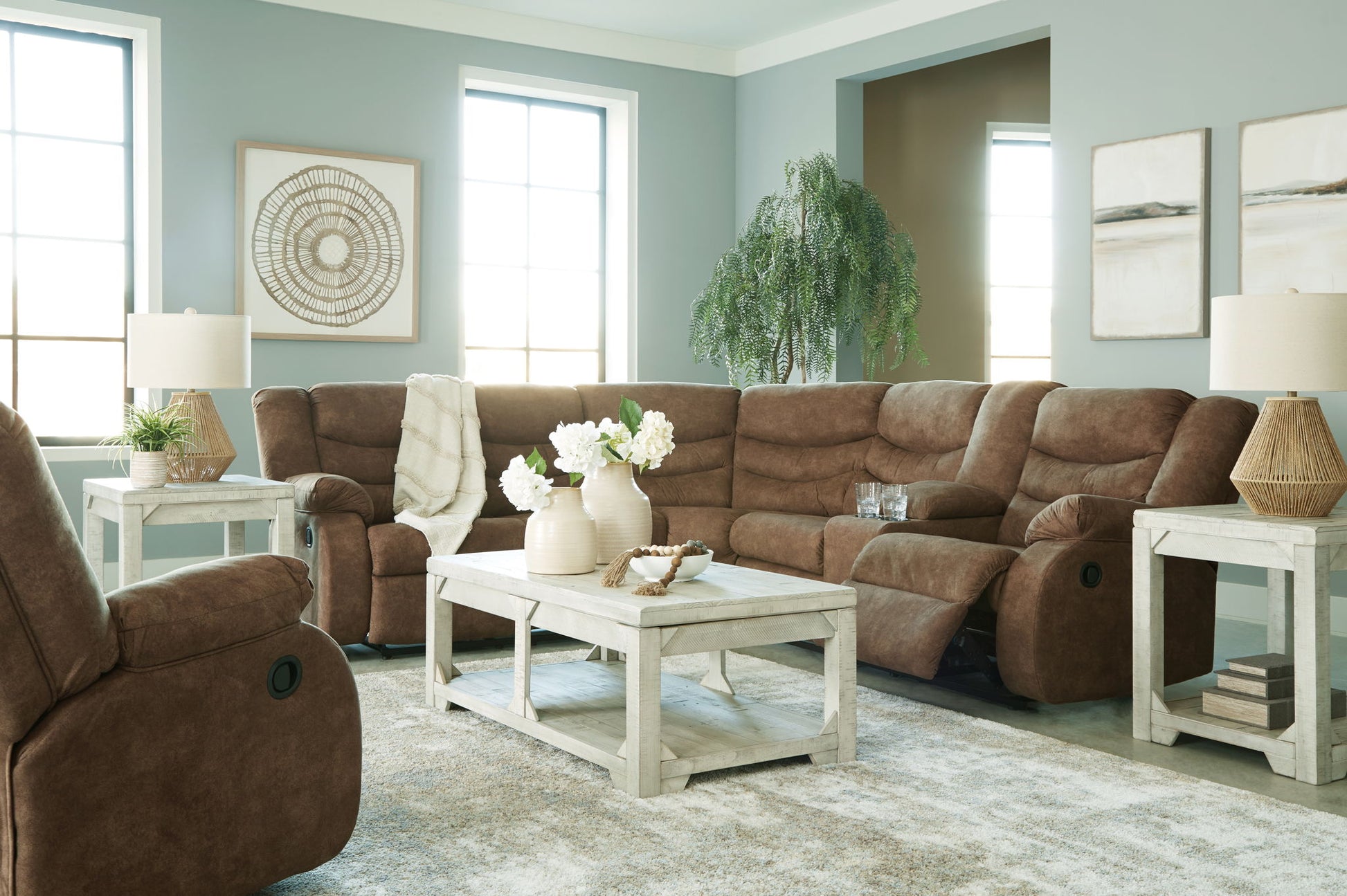 Partymate - Reclining Living Room Set - Hornell Furniture Outlet