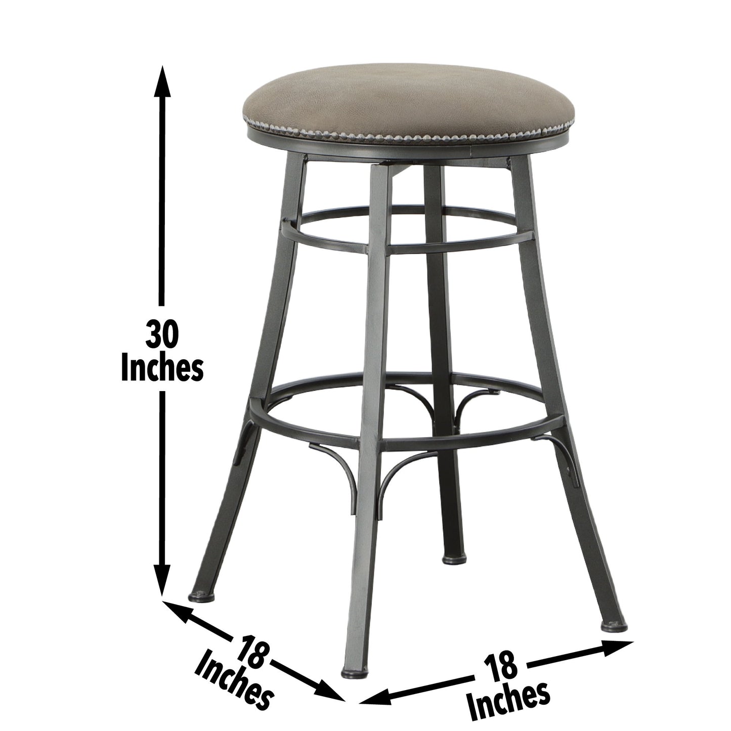 Bali - Backless Swivel Chair - Hornell Furniture Outlet