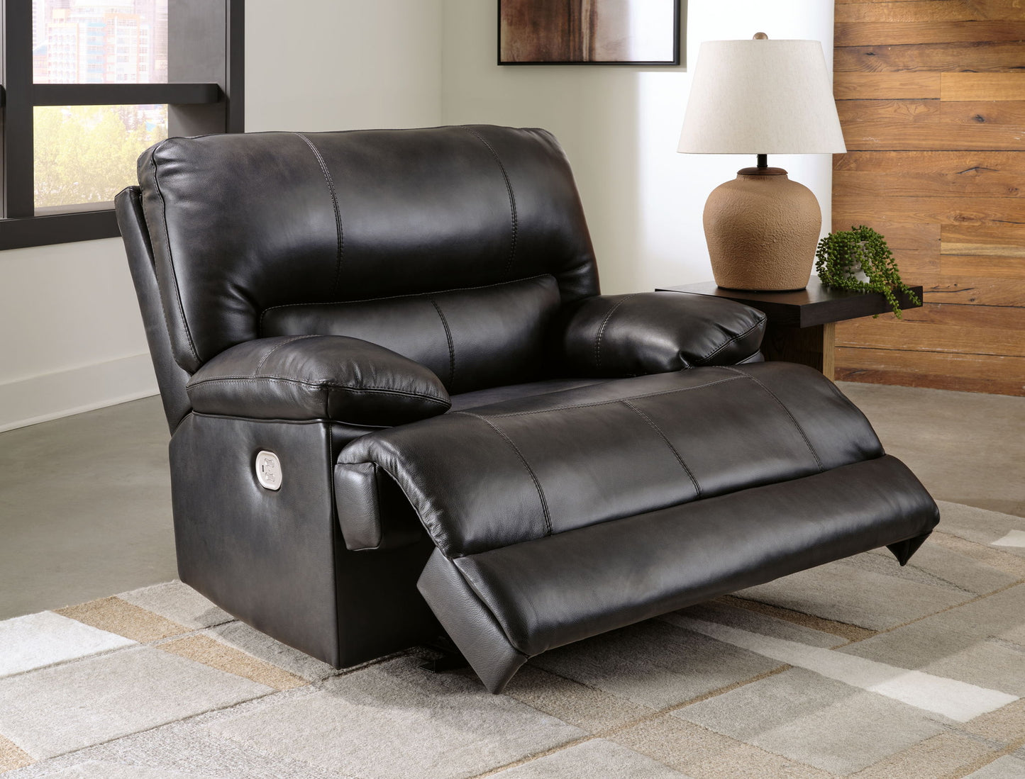Mountainous - Eclipse - Power Recliner With Adj Headrest - Hornell Furniture Outlet