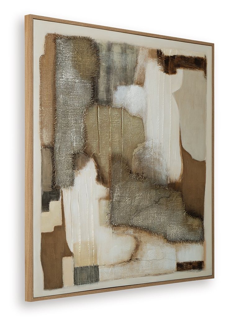 Wylander - Tan / Brown / Gray - Wall Art - Hornell Furniture Outlet