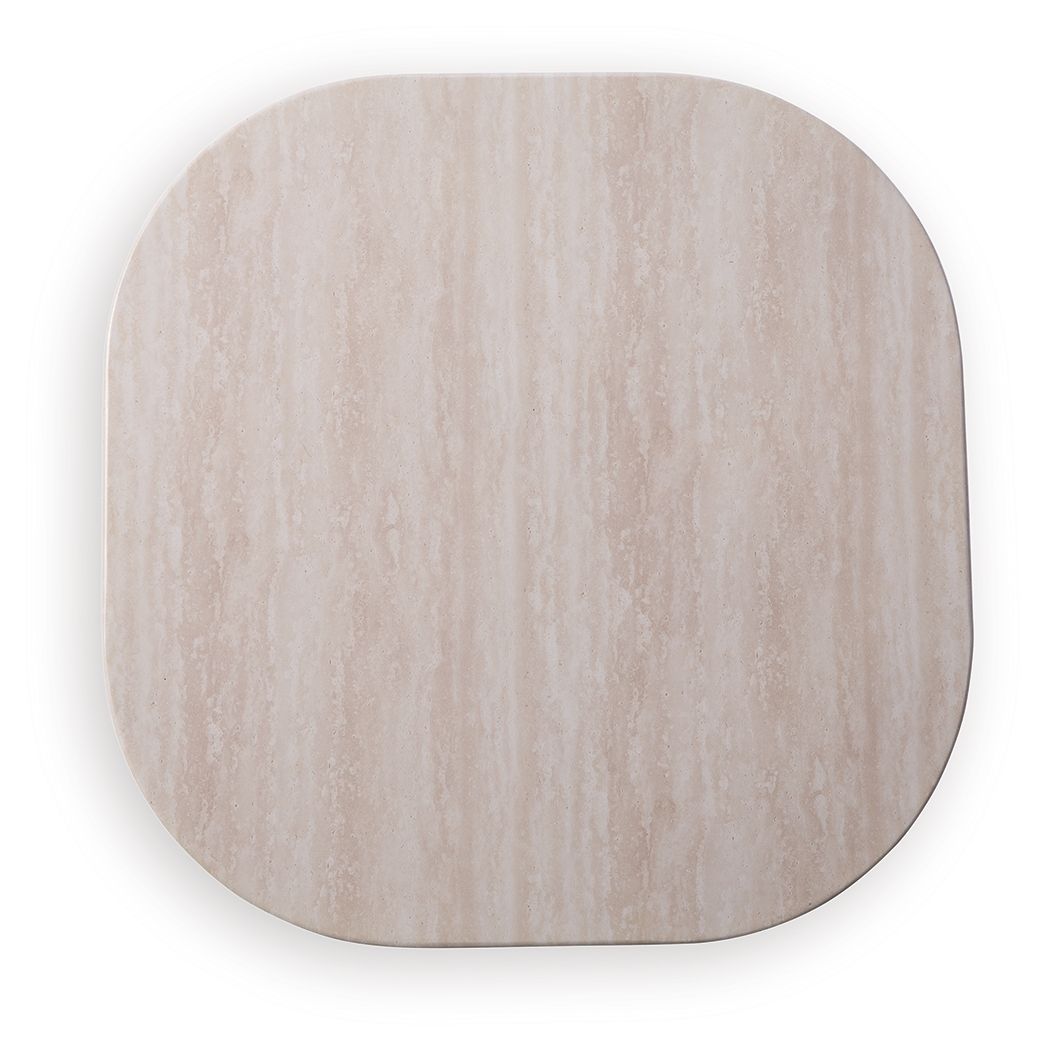 Dolan Creek - Square End Table - Beige / Brown - Hornell Furniture Outlet