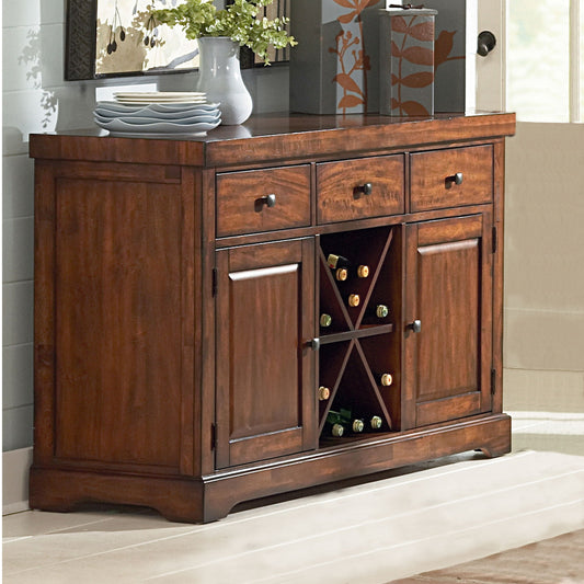 Zappa - Server - Brown - Hornell Furniture Outlet
