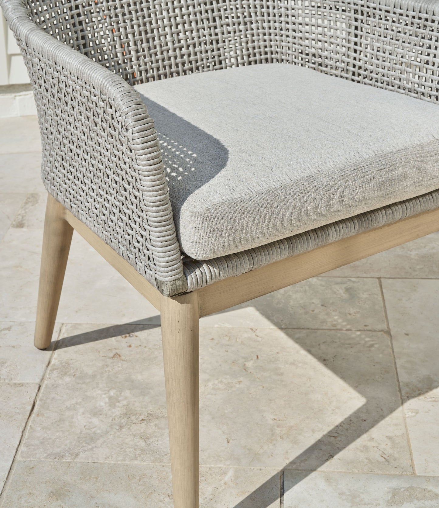 Seton Creek - Gray - Arm Chair With Cushion (Set of 2) - Hornell Furniture Outlet