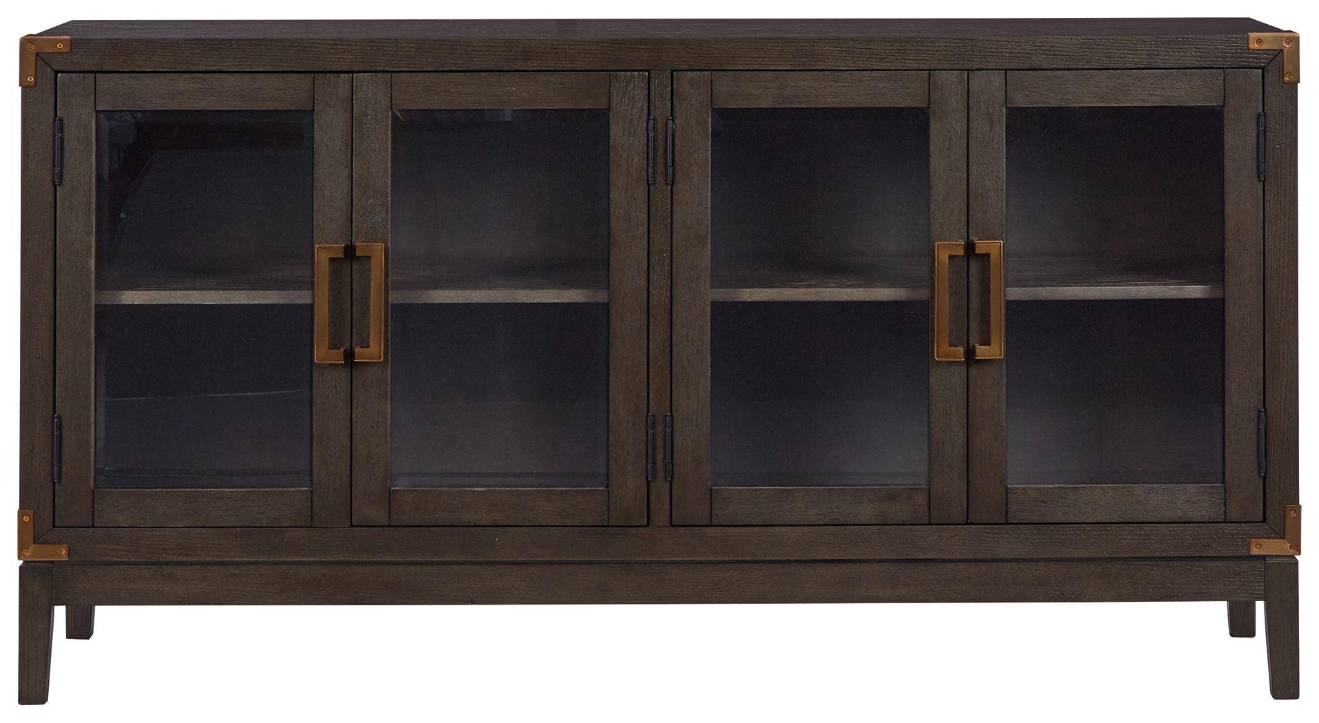 Burkhaus - Dark Brown - Dining Room Server - Hornell Furniture Outlet