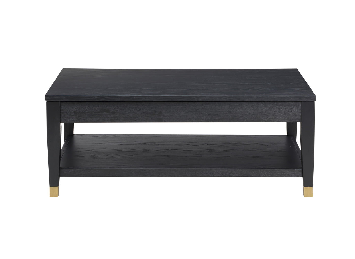 Yves - Cocktail & 2 End Table Set - Black - Hornell Furniture Outlet