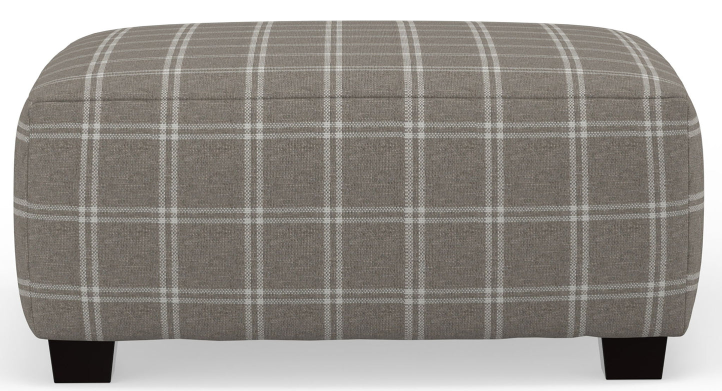 Magnolia - Cocktail Ottoman - Mink - Hornell Furniture Outlet