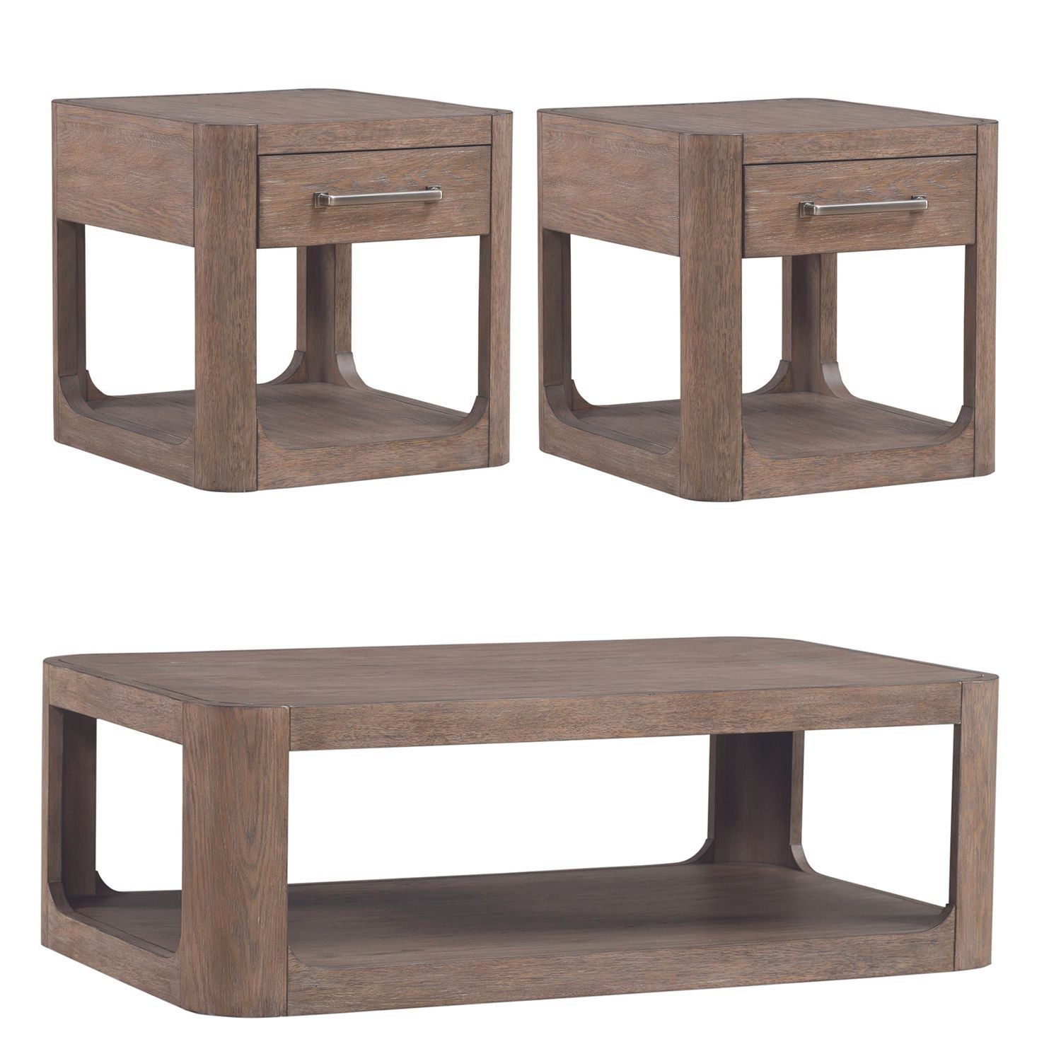 South Bend - 3 Piece Set - Brown - Hornell Furniture Outlet