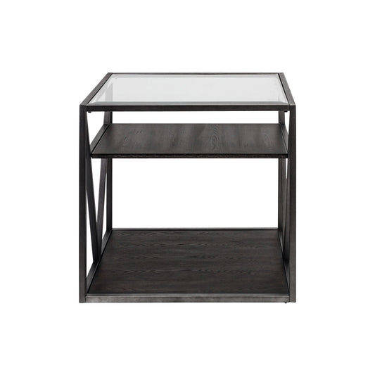 Arista - 3 Piece Table Set (1 Cocktail 2 End Tables) - Dark Gray - Hornell Furniture Outlet
