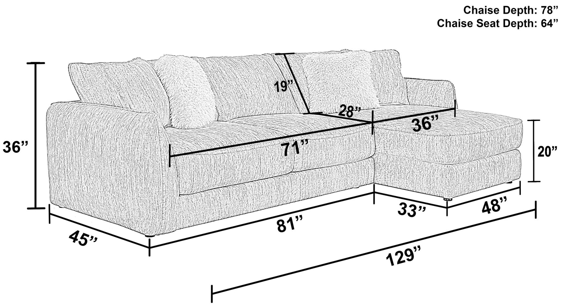 Bucktown - Sectional Sofa - Hornell Furniture Outlet