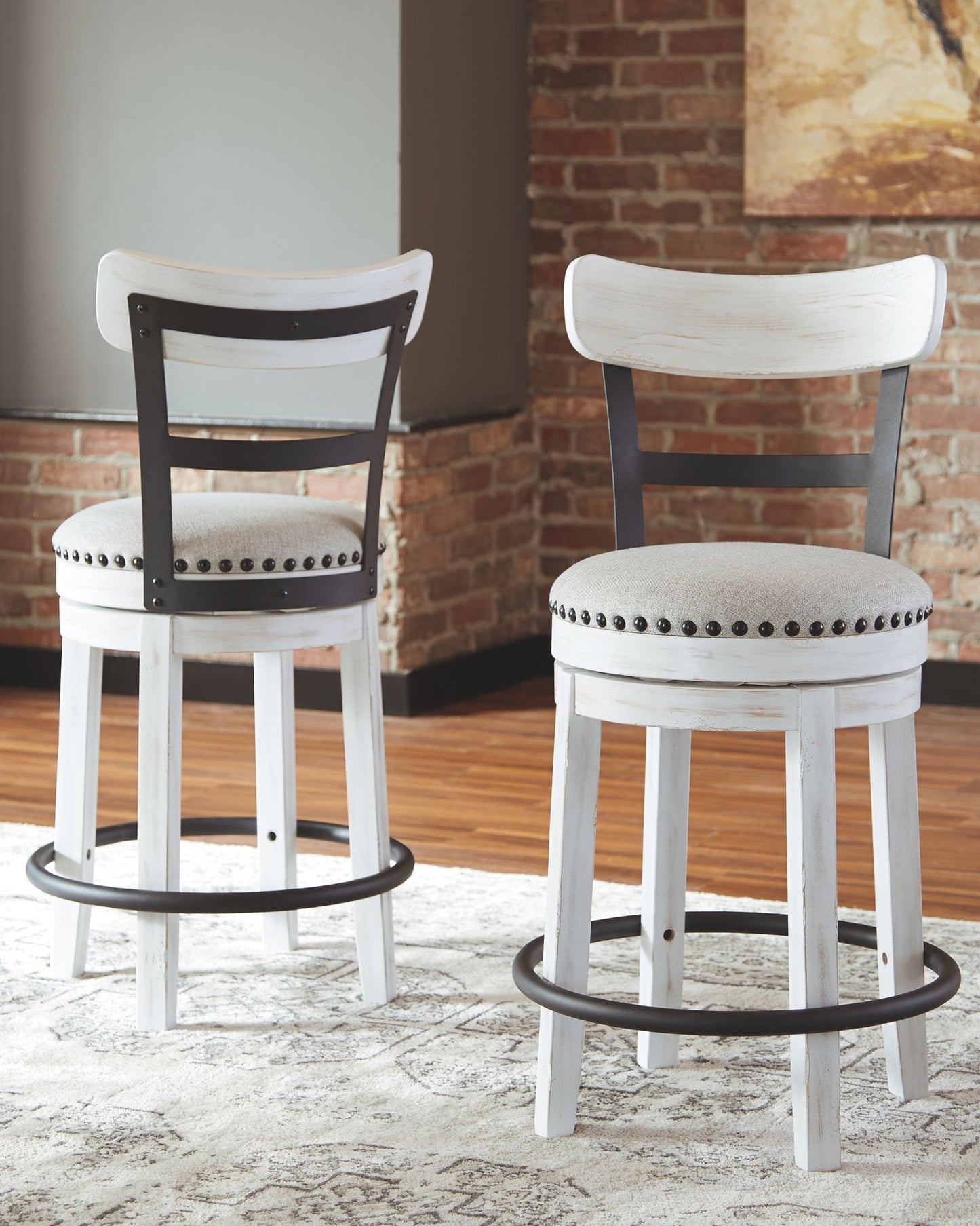 Valebeck - Counter Height Table Set - Hornell Furniture Outlet