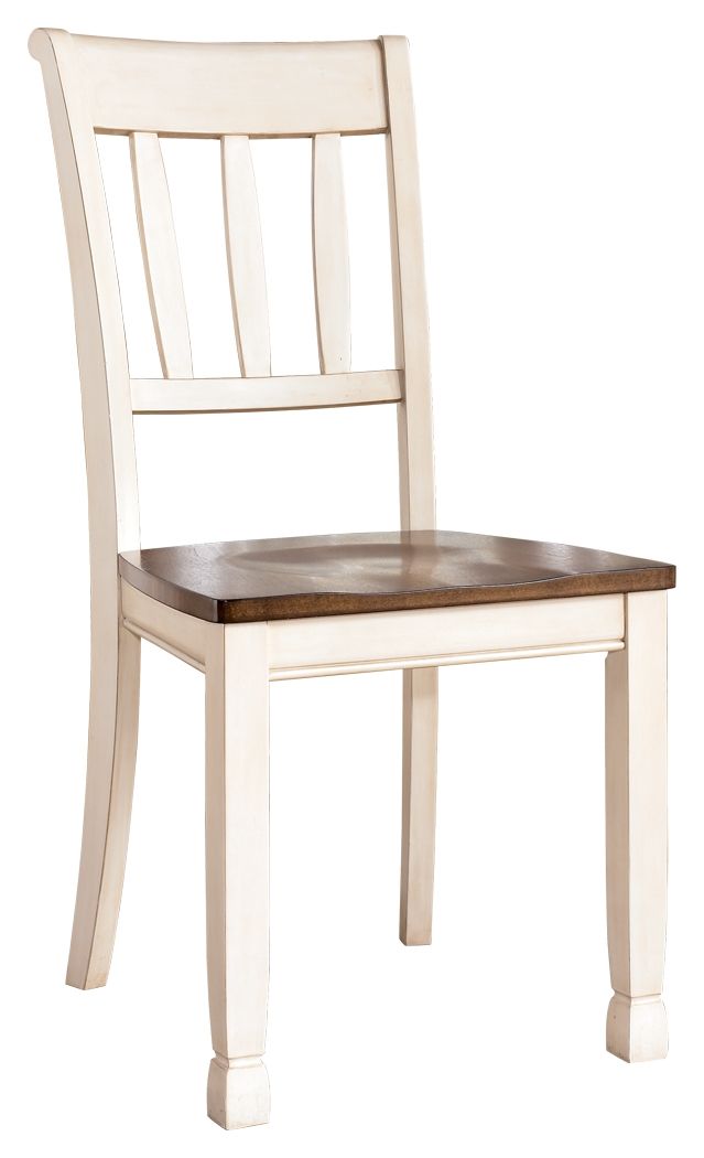 Whitesburg - Brown / Cottage White - Dining Room Side Chair (Set of 2) - Hornell Furniture Outlet