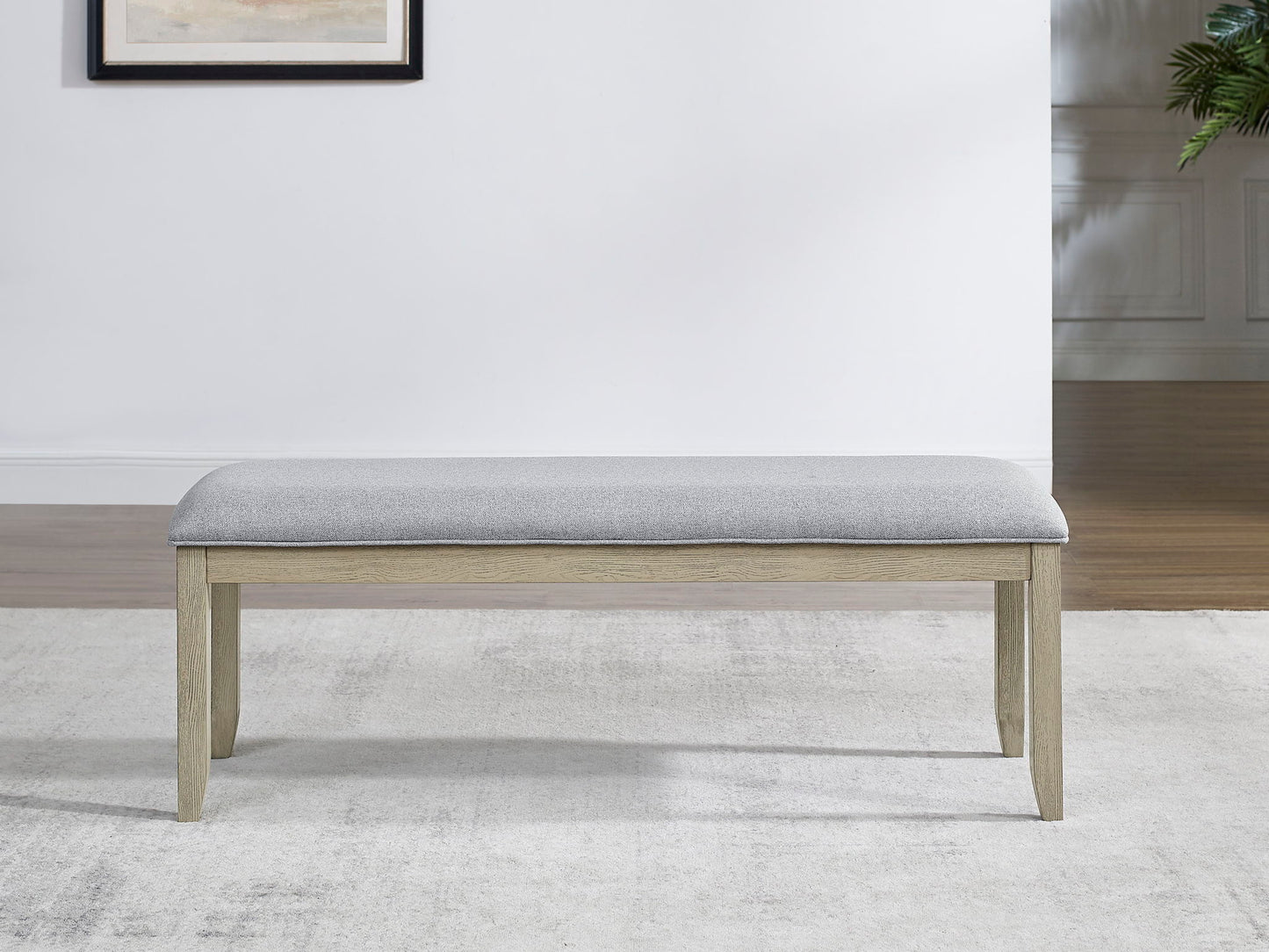 Carena - Upholstered Top Bench - Brown - Hornell Furniture Outlet