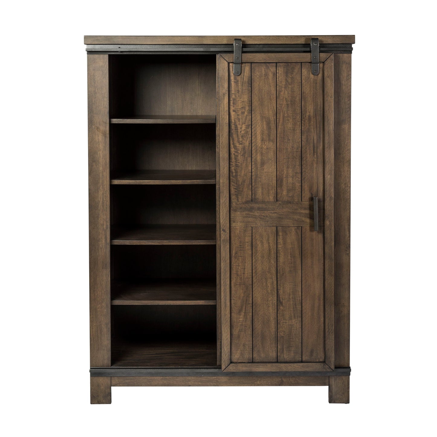 Thornwood Hills - Sliding Door Chest - Dark Brown - Hornell Furniture Outlet