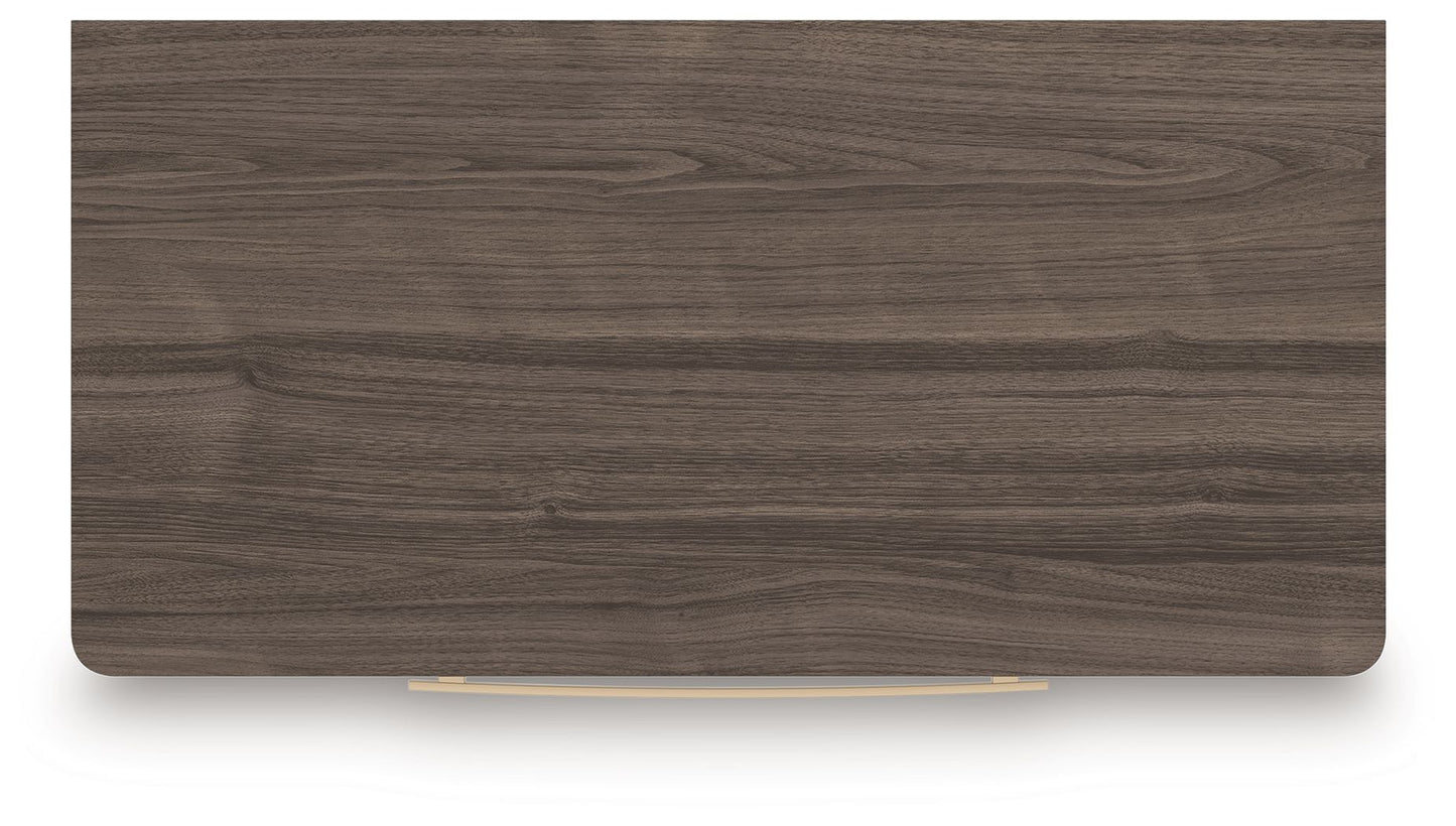 Kendanport - Brown / White - Five Drawer Chest - Hornell Furniture Outlet