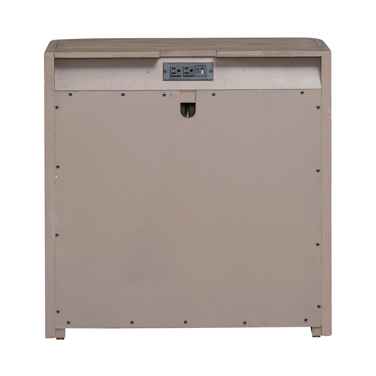 South Bend - Open Nightstand With Charging Station - Brown - Hornell Furniture Outlet