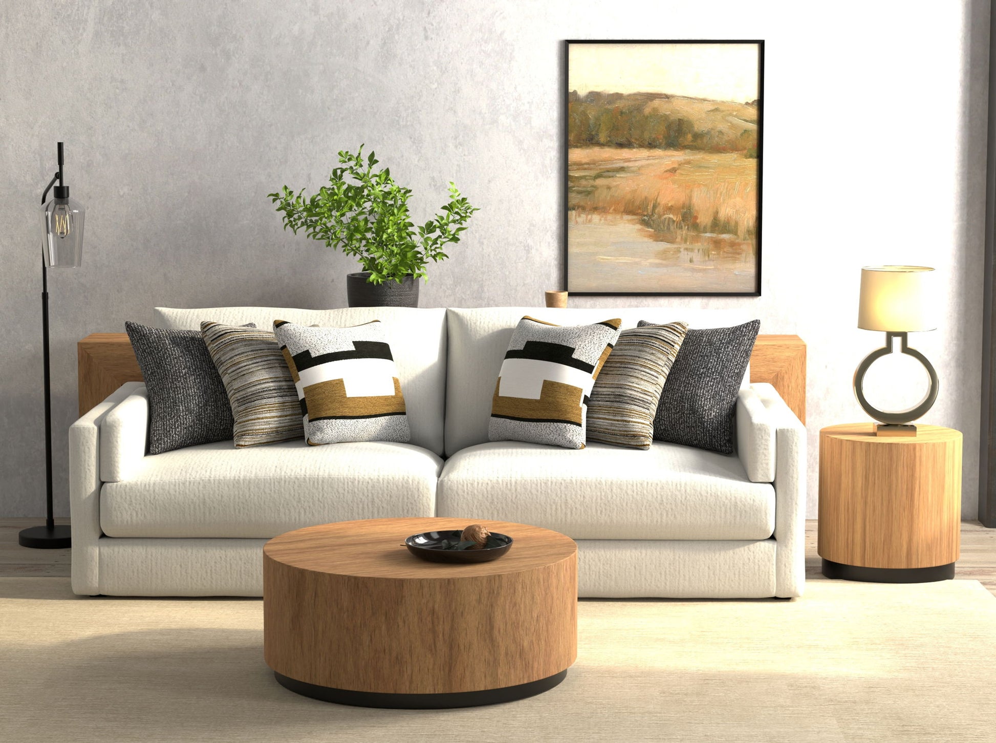 Trevor - 2 Piece Extra Deep Oversized Sofa - Hornell Furniture Outlet