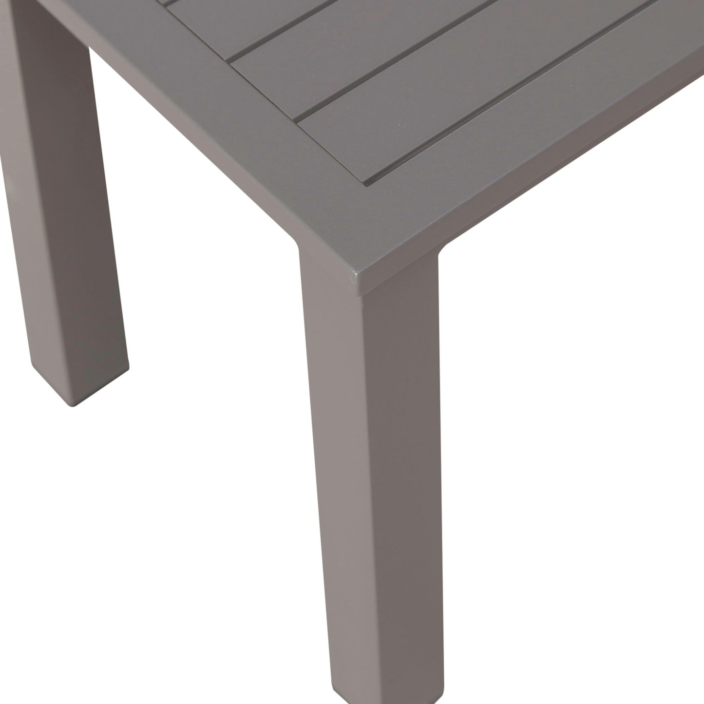 Plantation Key - Outdoor Dining Bench - Granite - Hornell Furniture Outlet