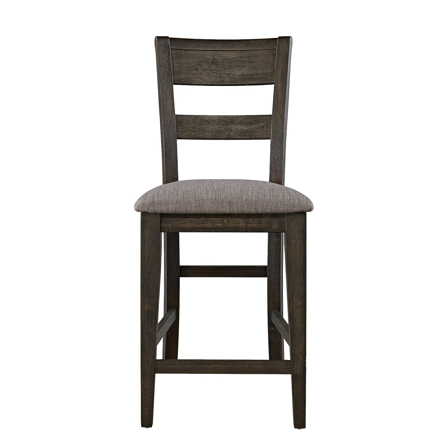 Double Bridge - Splat Back Counter Chair - Dark Brown - Hornell Furniture Outlet