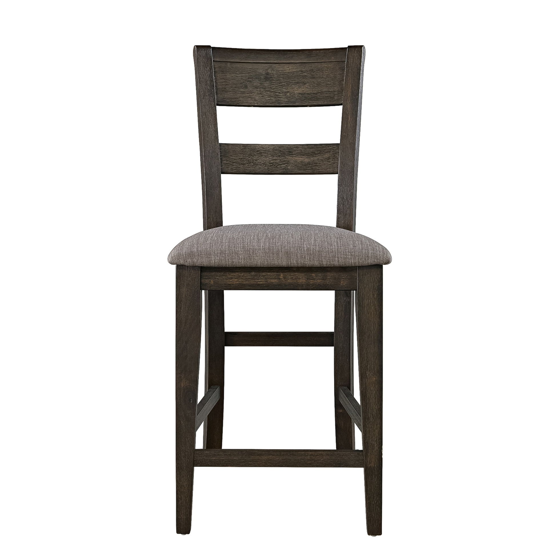 Double Bridge - Splat Back Counter Chair - Dark Brown - Hornell Furniture Outlet